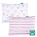 Kid Toddler Pillowcase 2 Pack, 100% Jersey Cotton Ultra Soft Baby Kids Pillow for Sleeping Fit Pillow Sized 12