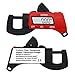Hymnorq Mini Portable High-Resolution Carbon Fiber Composite Digital Thickness Gauge to Display Thickness in Decimal Inches or Millimeters on Large 8mm LCD Ranging from 0.01 mm/inch to 12.7mm/0.5”