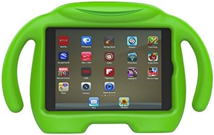All-New Amazon Fire HD 8 Tablet Case, KROMI Kid-Proof Shockproof Protective Handle Stand Bumper Kids Case for Kindle Fire HD 8 inch Display (2017 and 2016 Release, 7th / 6th Generation)(Green)