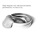 AMGlobal Christmas Gift Intelligent Magnetic Putty with Magnet Creative Super Magnetic Strong Magnet Putty Toy Stress Reliever for Kids and Adults for Fun (Silver)