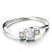 OrliverHL Women's Simple Gemstone Diamond Ring Engagement Ring Jewelry Gift,10#