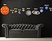 Pop Decors Fabric Wall Sticker, Solar Planets