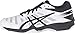 ASICS Men's Gel-Solution Slam 3 Tennis Shoe, White/Black/Silver, 9.5 M US