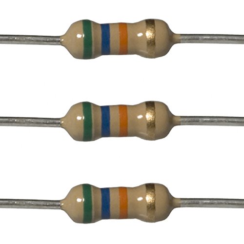 E-Projects 100EP51456K0 56k Ohm Resistors, 1/4 W, 5% (Pack of 100)