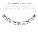 Vintage Happy 50th Birthday Banner - Happy 50th Anniversary Banner - Adult 50th Birthday Party Wedding Anniversary Party Decorations