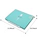 Expandable Portable Hand-Held Accordion File Document Folder File Organizer Eiffel Tower Print with Insert Button A4 and Letter Size 12 Pockets Green