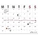 Large Typography Open Dated Desk Pad 22x17 Blotter Calendar: July 2018 - June 2019 (Academic Year) by