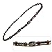 Accents Kingdom Men's Hematite Therapy & Healing Stone with Tiger's Eye Bead Necklace, 18