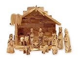 Holy Land Market Olive Wood Miniature Set with