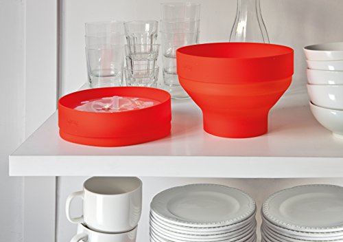 Lekue 0200227R10M050 Microwave Popcorn Popper, XX-Large, Red