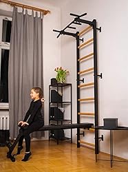 BenchK - Wooden Swedish Ladder Wall Stall Bar