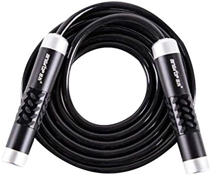yangGradel 3 Meters Crossfit Heavy Bearing Skipping Rope Gym Exercise Jump Rope Aluminium Handle Bold PVC Rope Fitness Training Equipment