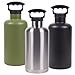 Fifty/Fifty Vacuum-Insulated Stainless Steel Bottle with Small Mouth - 64 oz. Capacity