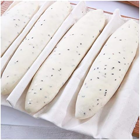 Bakers Couche Linen Proofing Cloth for Baguettes and Breads Proofing Cloth (17.7 * 30 inch)