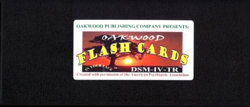 DSM-IV-TR Flash Cards: Oakwood Study System Covers Every Aspect of the DSM-IV-TR Manual