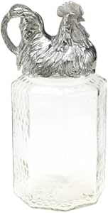 Amazon com: Arthur Court Rooster Medium Canister: Food Canisters: Home