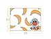 KidKusion High Chair Splat Mat, Orange