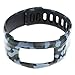 Henoda Replacement Wristband with Metal Clasps for Garmin Vivofit Bands, 3PCS Camouflage Pattern, Small