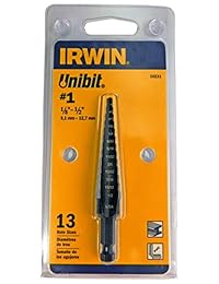 Irwin Industrial Tool 10231 Vaso de 1 8 a 1 2-inch Broca escalonada (