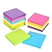 Sticky Notes, 3 in x 3 in, 12 Pads/Pack,100 Sheets/Pad, 6 Bright Colors Self-Stick Notes for Home,Office, School, Easy Post.