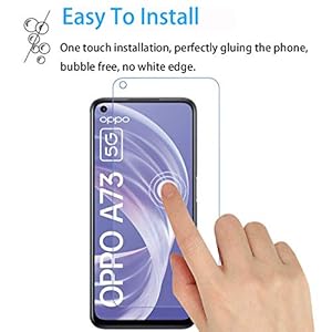 Pellicola Compatibile con OPPO A73 5G Vetro Temperato Pellicola Durezza 9H Senza Bolle AntiGraffio Protettiva - immagine 4