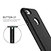 iPhone 7 Case, TOTU Heavy Duty Rubber Interior Scratch Protection Matte Finished Hard Cover Rugged Slim Dual Layer Protective Case for Apple iPhone 7 New Sliding Design Black