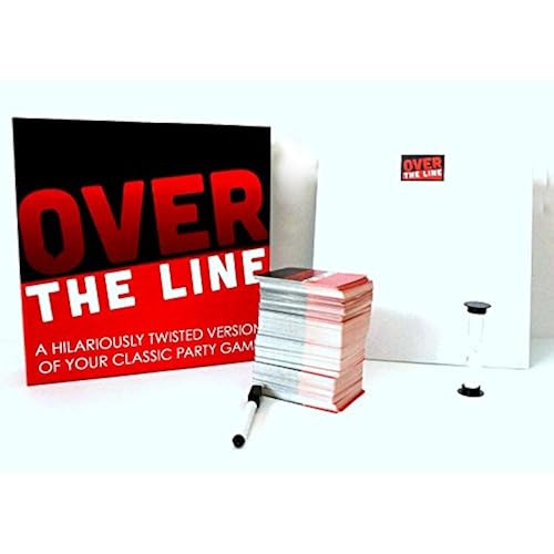 Over The Line Party Game- A Combinaton Of Charades & Pictionary With Over The Line Words Toys & Games, Games, Card Games