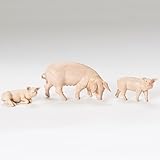 Fontanini Pig Family Animals Italian Nativity Villager Figurine Set of 3 54081 by Roman
