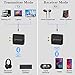 Bluetooth 5.0 Audio Transmitter Receiver, Goojodoq 3 in 1 Portable Bluetooth Adapter,Turn a Non-Bluetooth Devices Into Transmitter, Receiver, for PC TV Speaker Home/Car Stereo Sound System