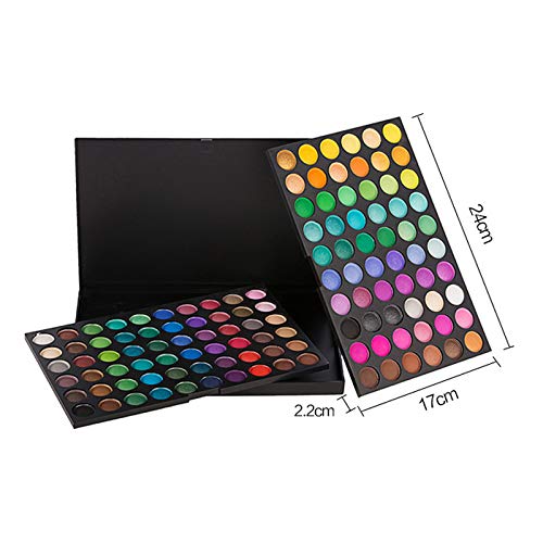 BONNIESTORE 120 Colors Eyeshadow, Eye Shadow Palette Colors Makeup Kit Eye Color Palette Christmas Gift Makeup Palette Matte and Shimmer Highly Pigmented Professional Cosmetic (#1) - Thumbnail 5