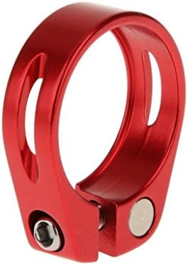 Andesan Durable Mountain Bike Lock Seatpost Clamp(Red)