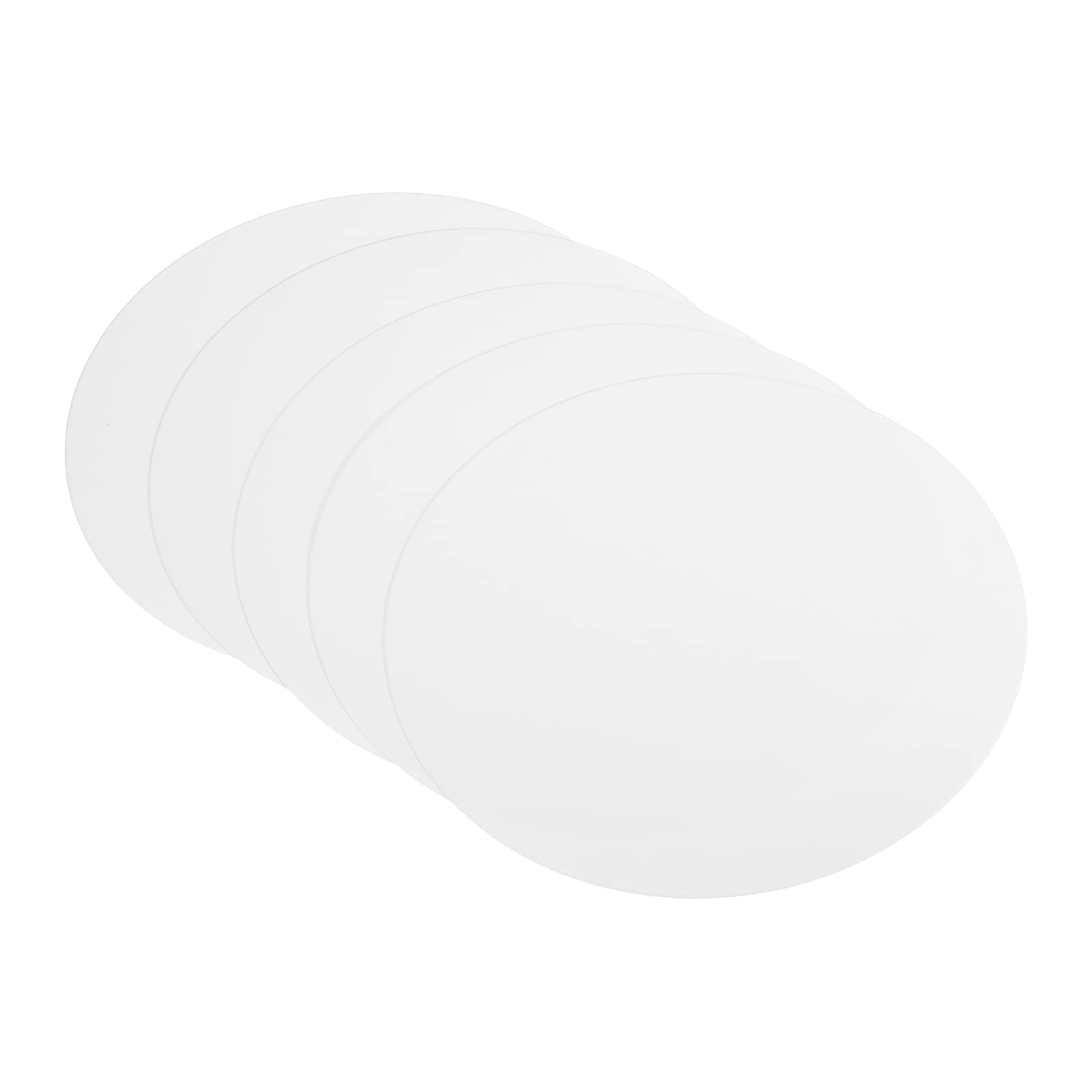 PATIKIL 8.3-inch Round Cardboard Paper, 25 Pcs Blank Disc Circles Slices for Party Decorations DIY Craft Arts Drawing Painting Writing, White — image 1