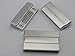 2 Colors --3 Sets 30.0x3.0mm Strong Magnetic Clasp for Brazil Elegant Bracelet (Matte Rhodium)