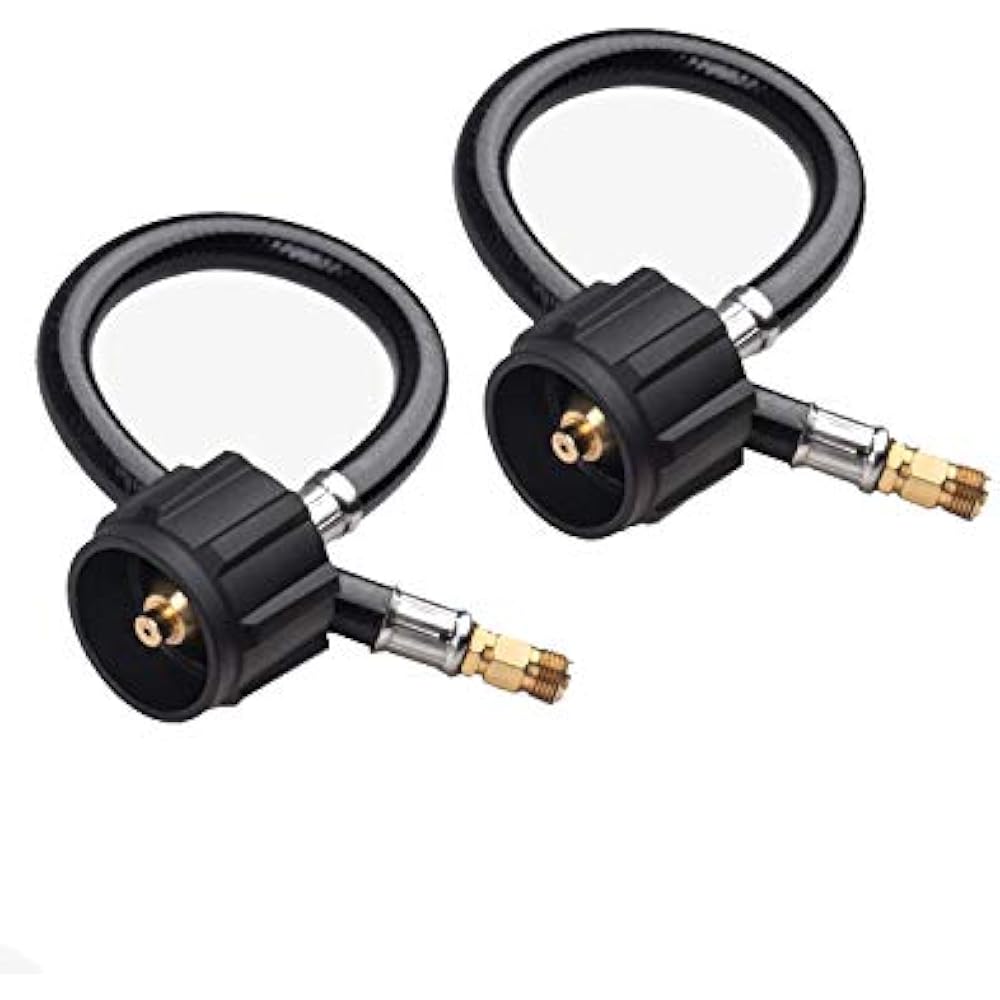 12inch RV Propane Pigtail Hose Connector With Type Connection X 1/4