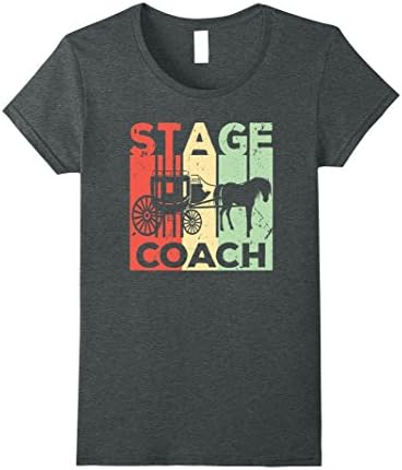 Womens Stage Coach Vintage T Shirt XL Dark Heather