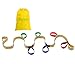 Walkodile Grab & Go Children's Walking Rope (6 child). Teacher Designed. Extra Safety Feature on Handles. Strong Fabric & Heavy Duty Stitching. Includes Learning Games for Walks Guide