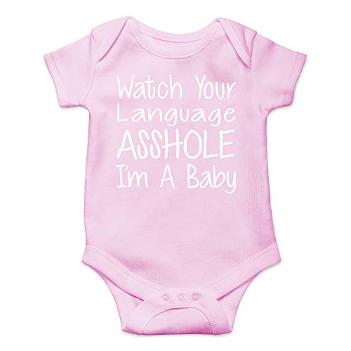 CBTwear Watch Your Language I’m a Baby - Baby Bodysuit Adorable Romper Clothing Cute Boy Girl Unisex