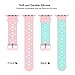 Compatible Apple Watch Band 38mm/ 40mm, Alritz Silicone Sport Strap Replacement for Apple Watch Series 4/Series 3/Series 2/Series 1/Nike+