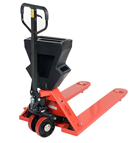 Vestil P-CADDY-BK Black Economical Pallet Truck Caddy, Plastic, 16-1/8" Width x 18-5/8" Height x 8-3/4" Depth
