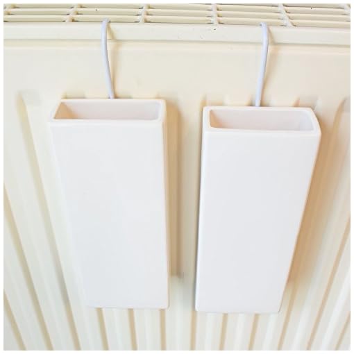 MONTEMAGGI Keramik Luftbefeuchter Fuchs - Heizkörper Verdunster 8x4x18 Cm Grau