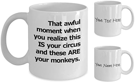 Coffee Mugs with Sayings and Ability to Design Your Own Mug. Customized Coffee Mugs Are Personalized Mugs with Text That Can Be Presents For Women, Men, Co-Workers or Gifts For Bosses.