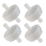 Screen Fuel Filter Replacement - APE Racing 75 micron Universal Fuel Filters (Pack of 4) For Large Particle Impurities Filtration Replace Briggs Stratton 394358 394358S 298090 5098K John Deere AM38708