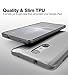 ZTE Zmax Pro Case, Fosmon DURA-T Slim [Flexible | Gel] TPU Glossy Back Cover for ZTE Zmax Pro (Clear)