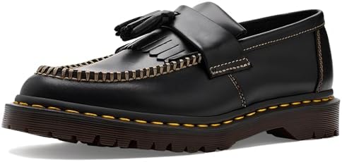Amazon.com | Dr. Martens Unisex Vegan Adrian Loafer, Black, 5 US