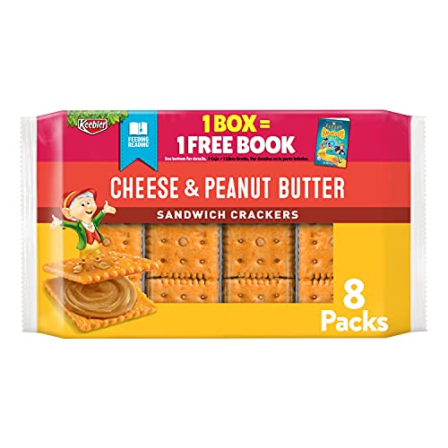Keebler Cheese And Peanut Butter Sandwich Crackers, Single Serve, 1.38