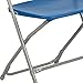Flash Furniture Hercules Series Plastic Folding Chair - Blue - 650LB Weight Capacity Comfortable Event Chair - Lightweight Folding Chair