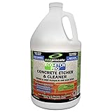 Eco-Etch Pro Concrete Etcher and Cleaner | Biodegradable Phosphoric Acid Alternative | Efflorescence, Dust Remover | 1 Gallon