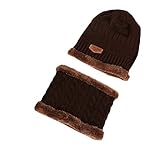 HANANei Men Winter Warm Fleece Camping Hat Beanie