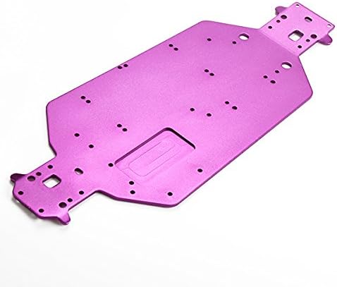 Yiguo Aluminum Alloy Chassis 04001 upgraded Purple for HSP RC 1:10 model Truggy Truck