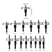 HSS Hole Saw Kits for Metal, Budalga 14 pcs High-Speed Steel Hole Saw Cutting Kit Drill Bits Opener Cutter Tool for Stainless Steel,copper, Iron(≤2mm) 16~53mm